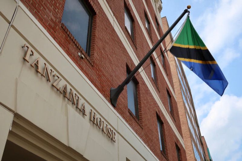 The Tanzanian Consulate building.