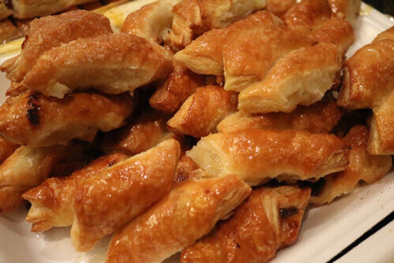 Pastelitos, is a delicious cheese puff pastry.