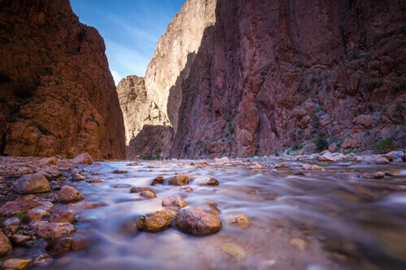 The Todra Gorde, Morocco, is a well preserved natural wonder.
