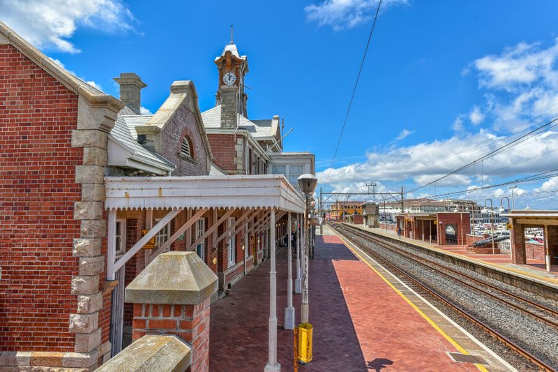 Muizenberg Station in Western Cape Town is a popular site for visitors.