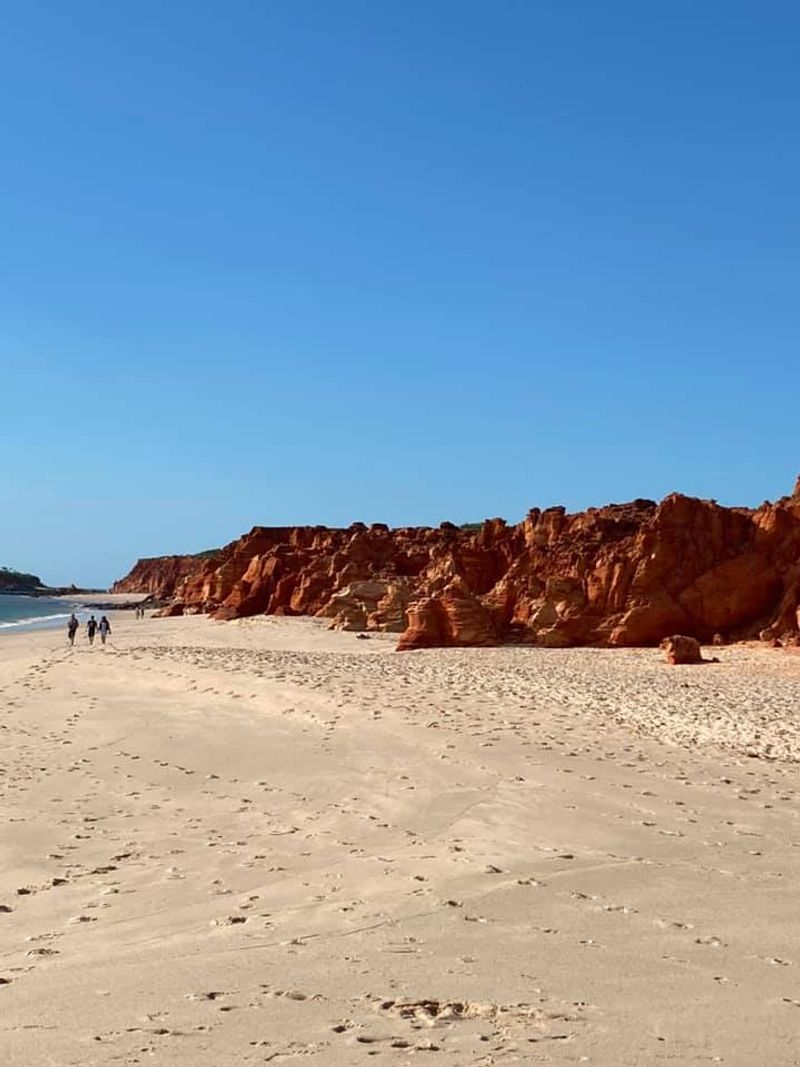 Cape Leveque, at the northernmost tip of the Dampier Peninsula in the Kimberley region (photo taken by Gayle on tour)