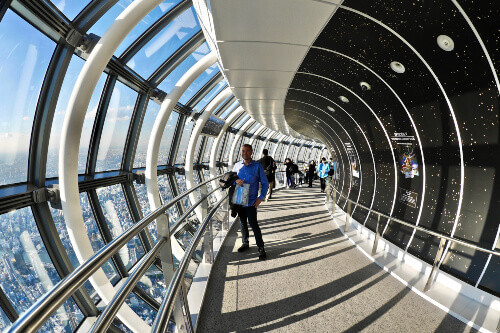 Star Wars Tokyo Sky Walk at Tokyo Skytree in Japan.