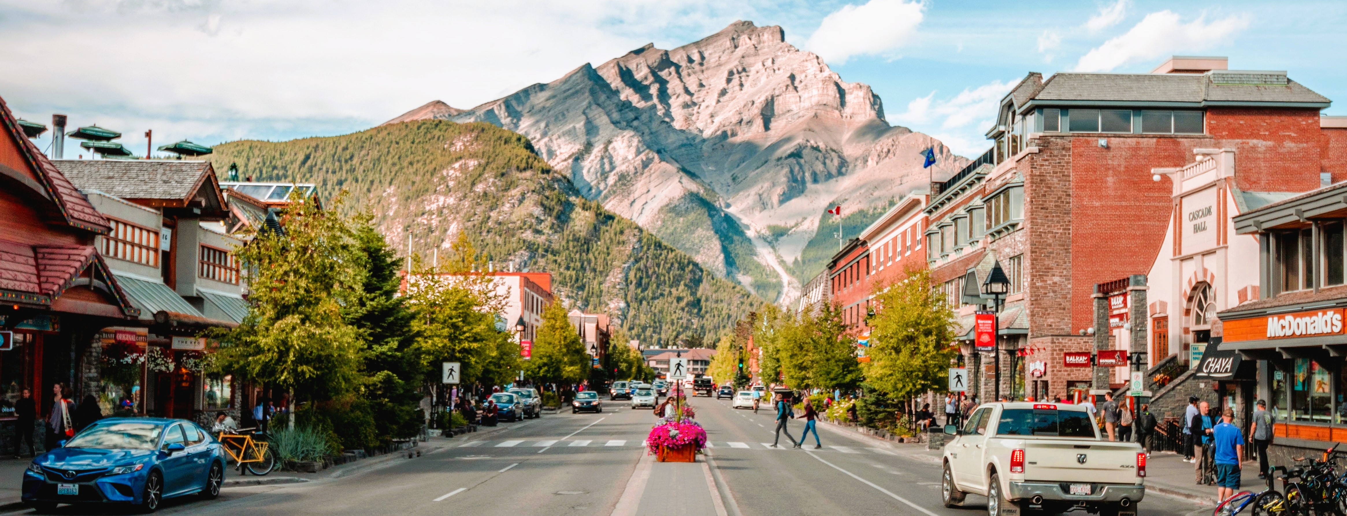 A Banff road trip includes breathtaking views of the mountains