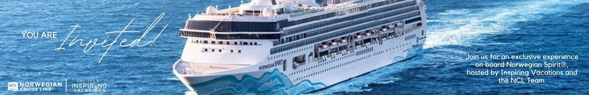 ONBOARD EVENT WITH NORWEGIAN CRUISE LINE Banner